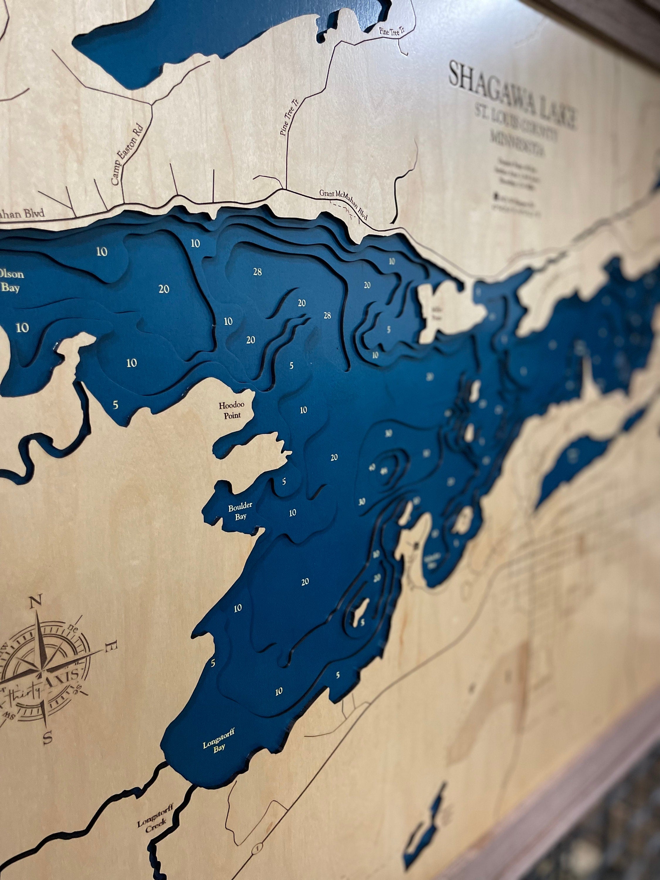 Shagawa Lake Map