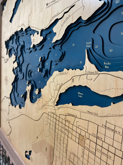 Shagawa Lake Map