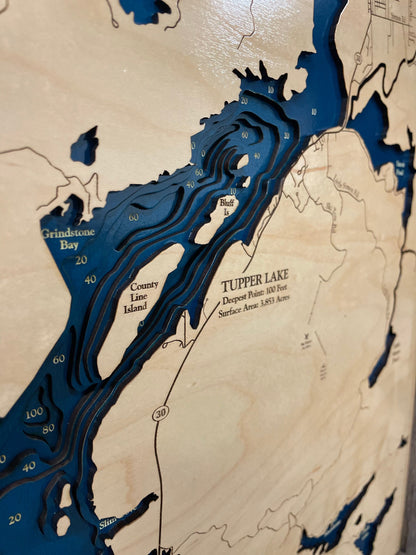 Tupper Lake Map