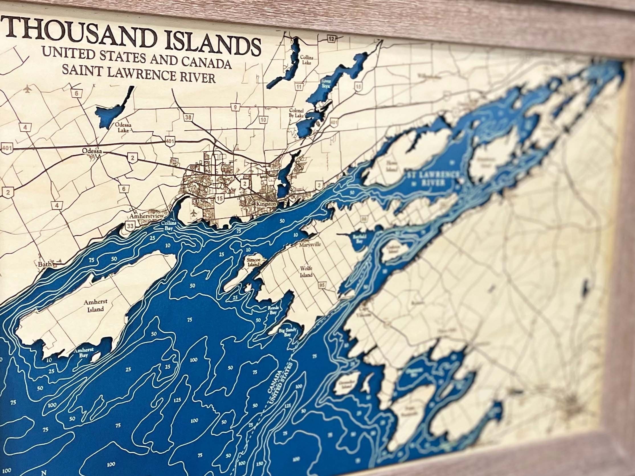 Thousands Island Map