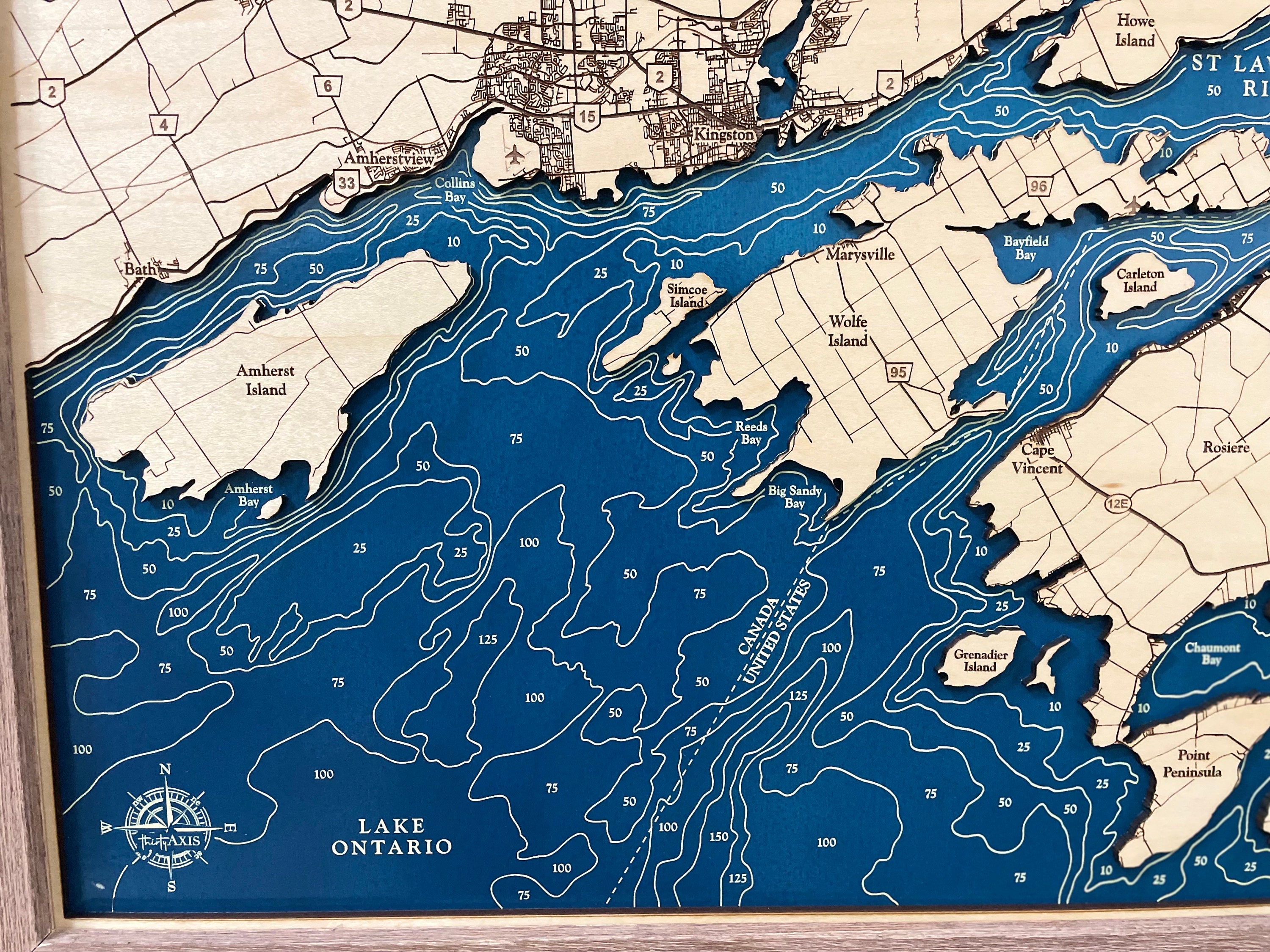 Thousands Island Map