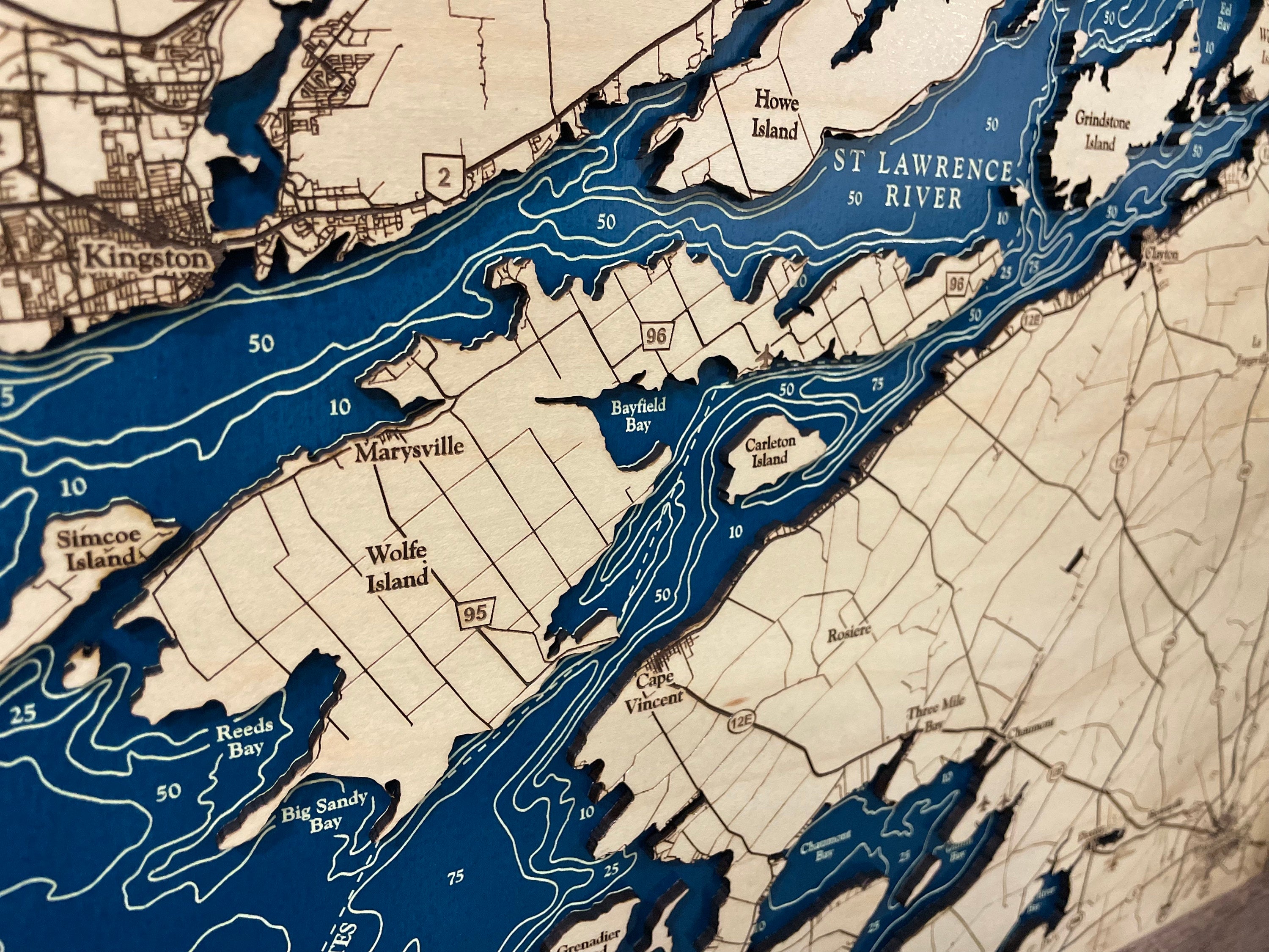 Thousands Island Map