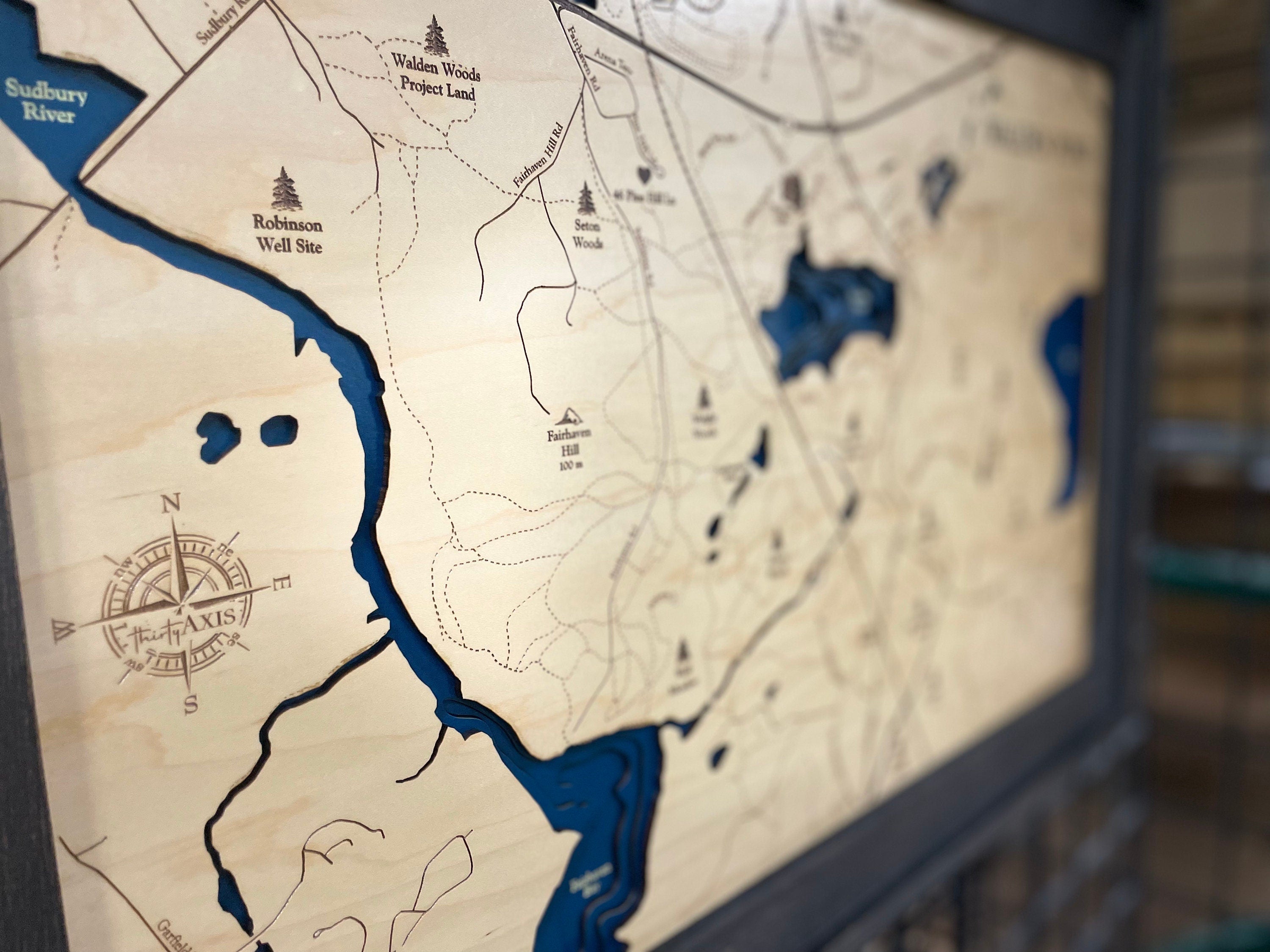 Walden Pond Map