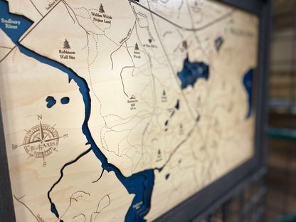 Walden Pond Map