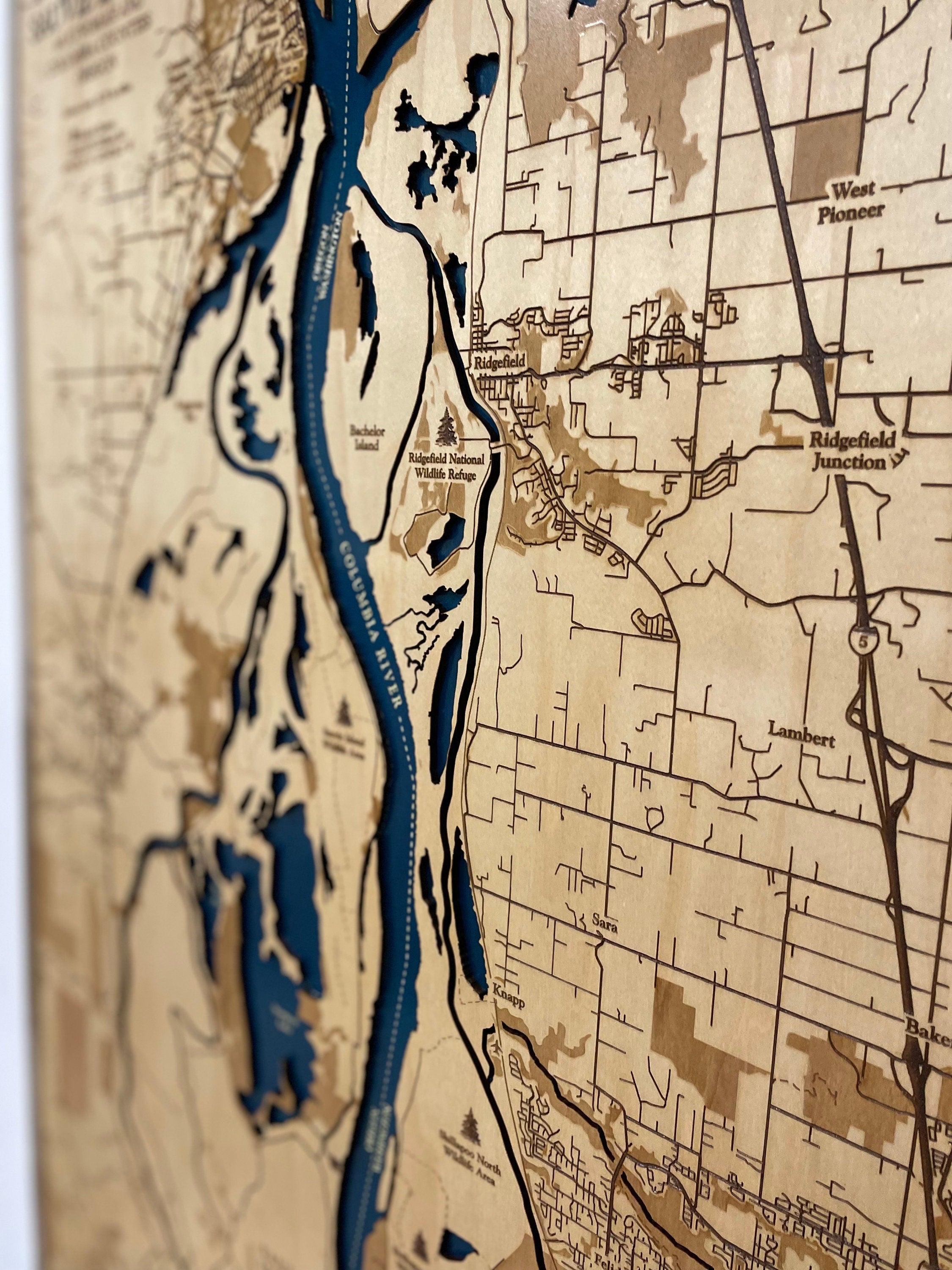 Sauvie Island Map