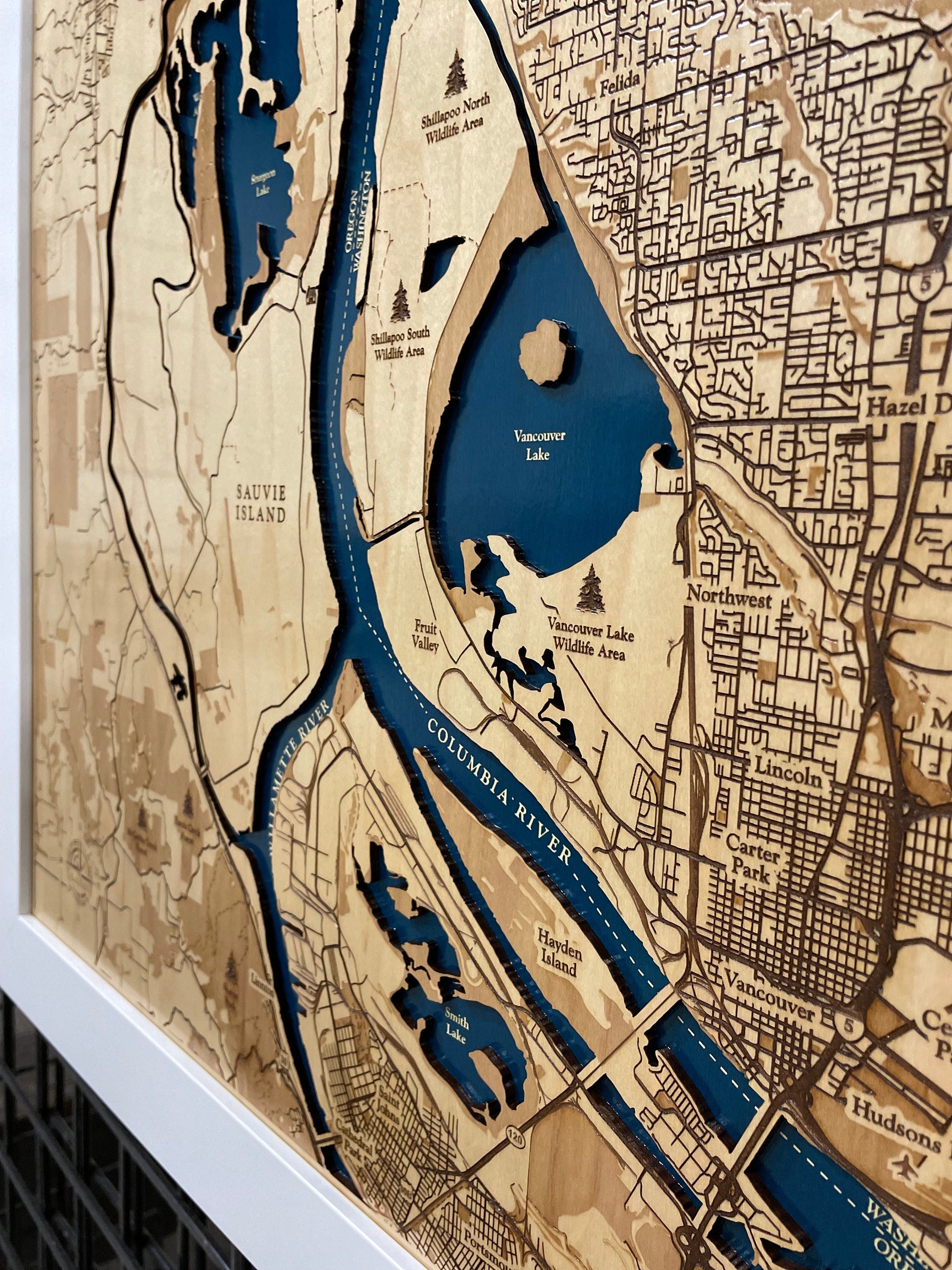 Sauvie Island Map