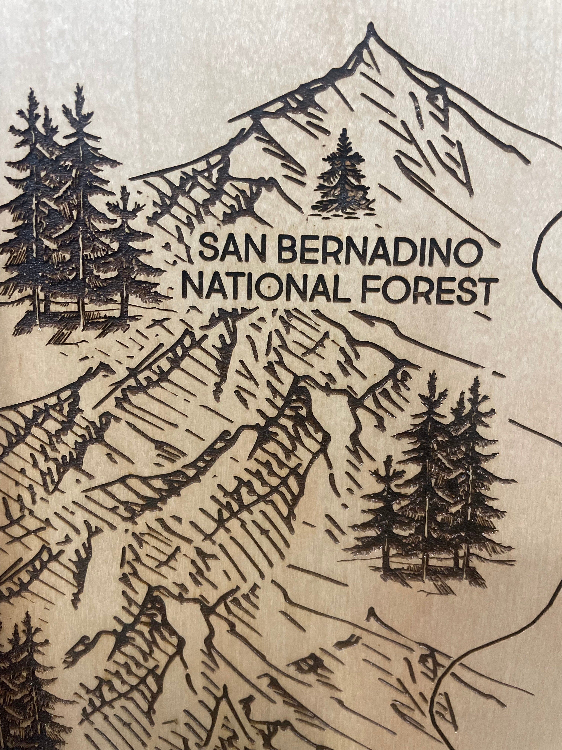 Lake Arrowhead Map with Graphic
