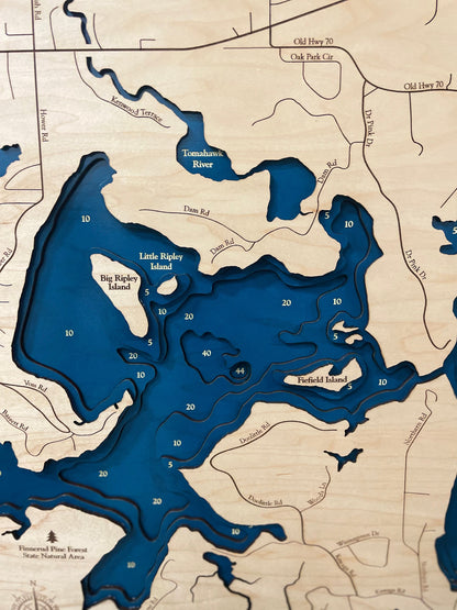 Minocqua Lake Map