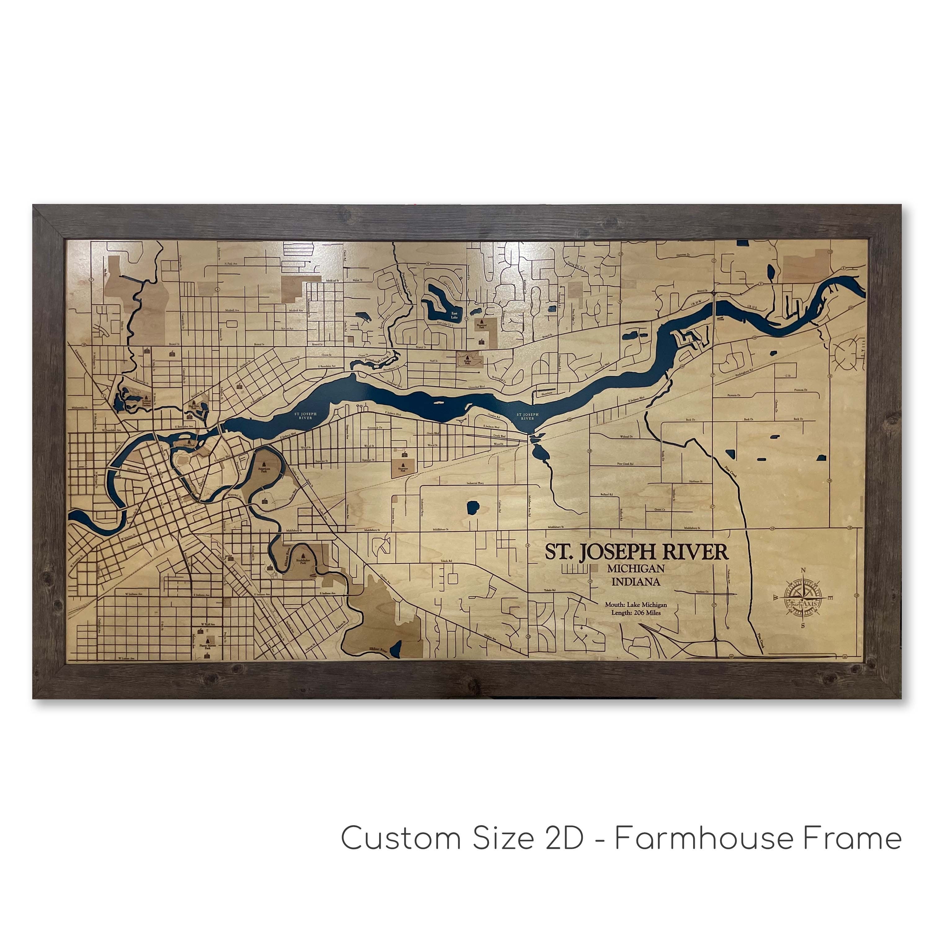 Upper St. Joe River Map
