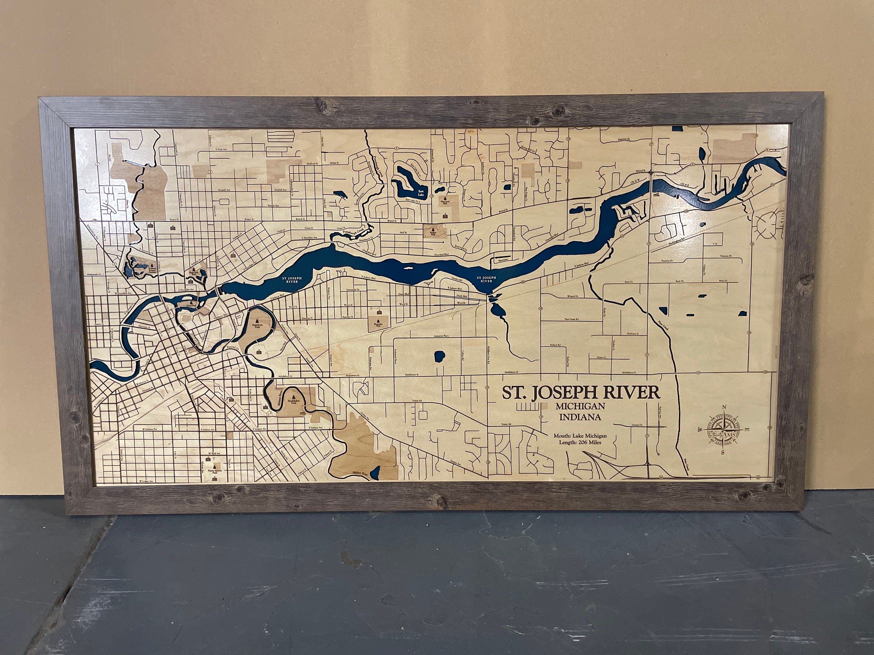 Upper St. Joe River Map