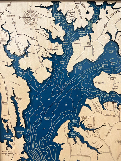Corsica River Map