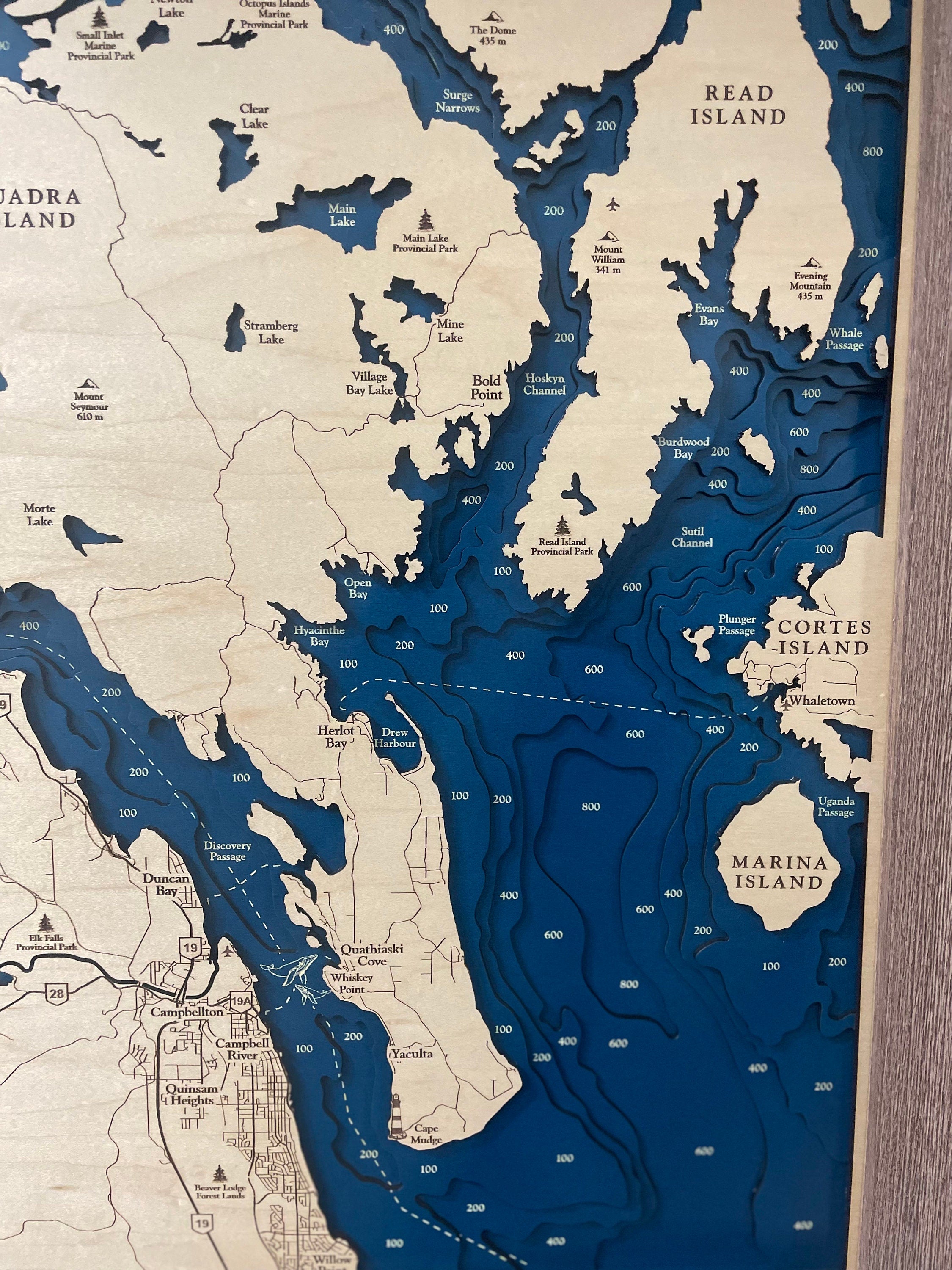 Quadra Island Map