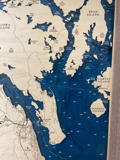 Quadra Island Map