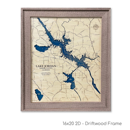 Lake Jordan Map