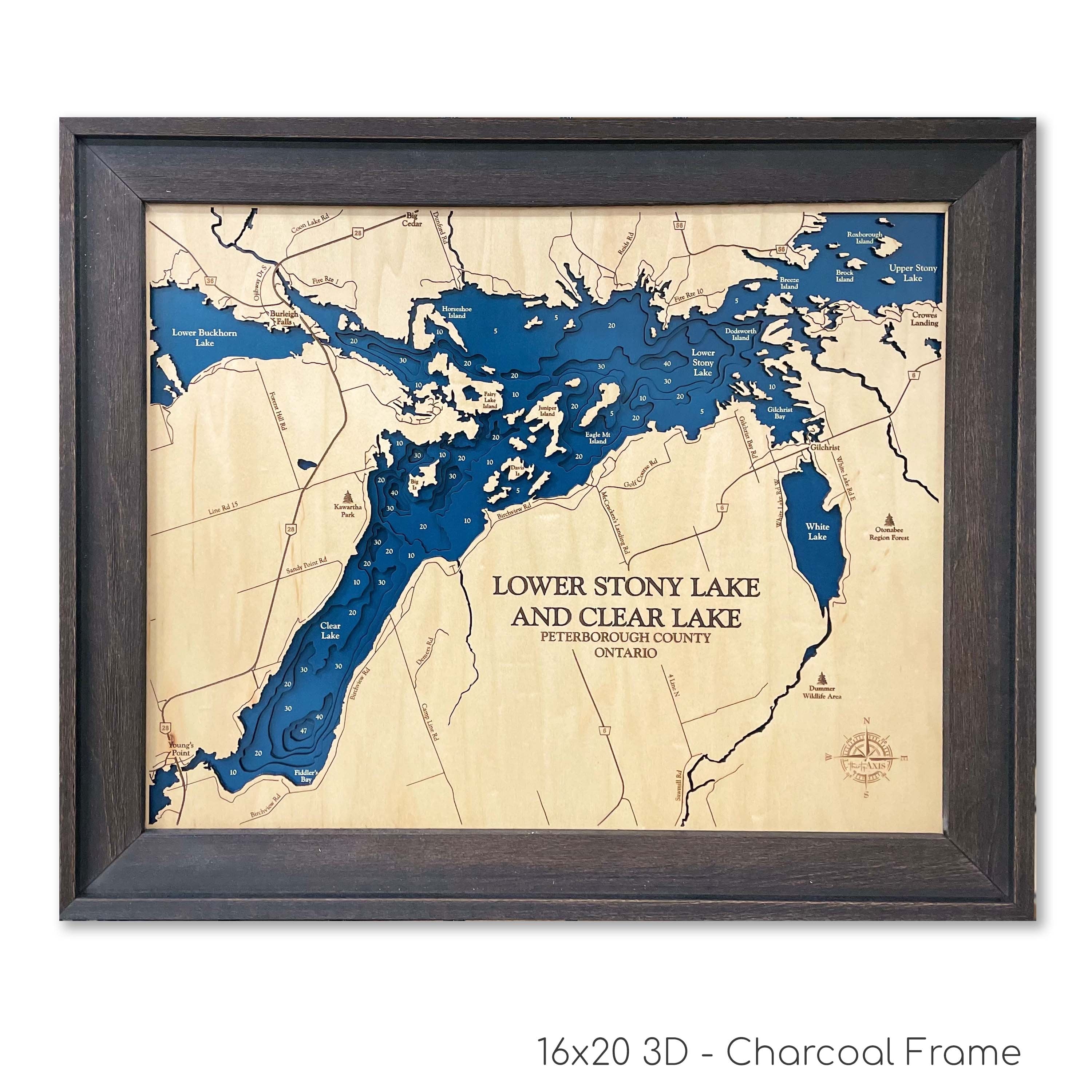 Lower Stony Lake Map