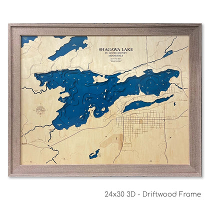 Shagawa Lake Map