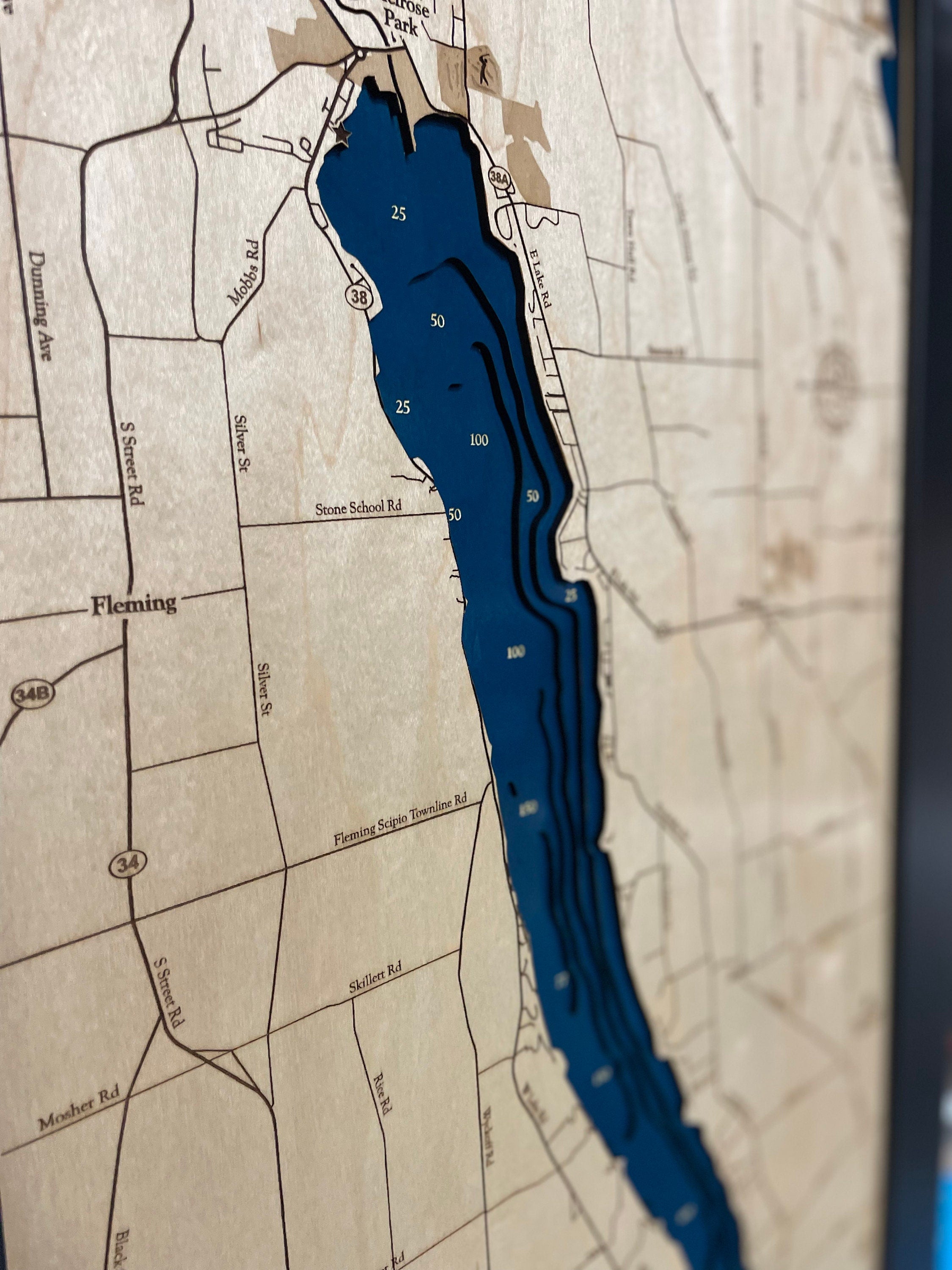 Owasco Lake Map