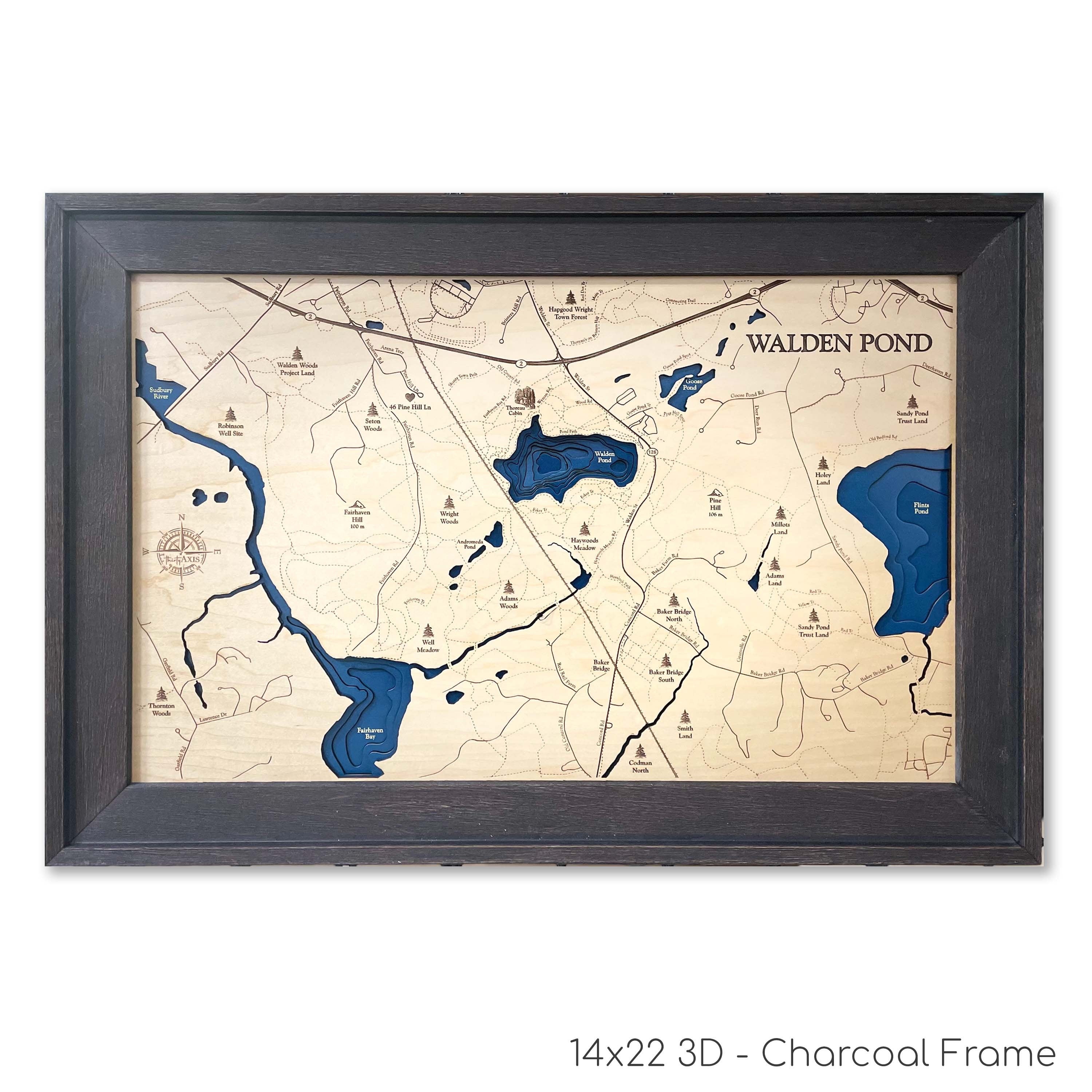 Walden Pond Map