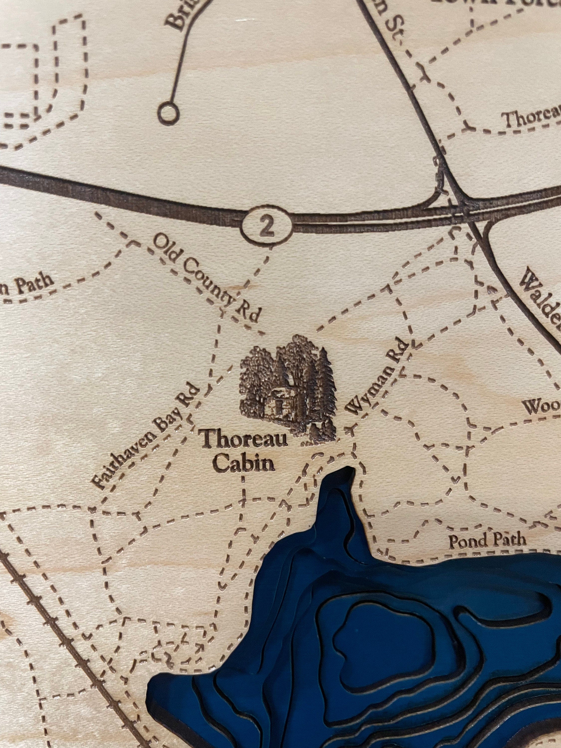 Walden Pond Map