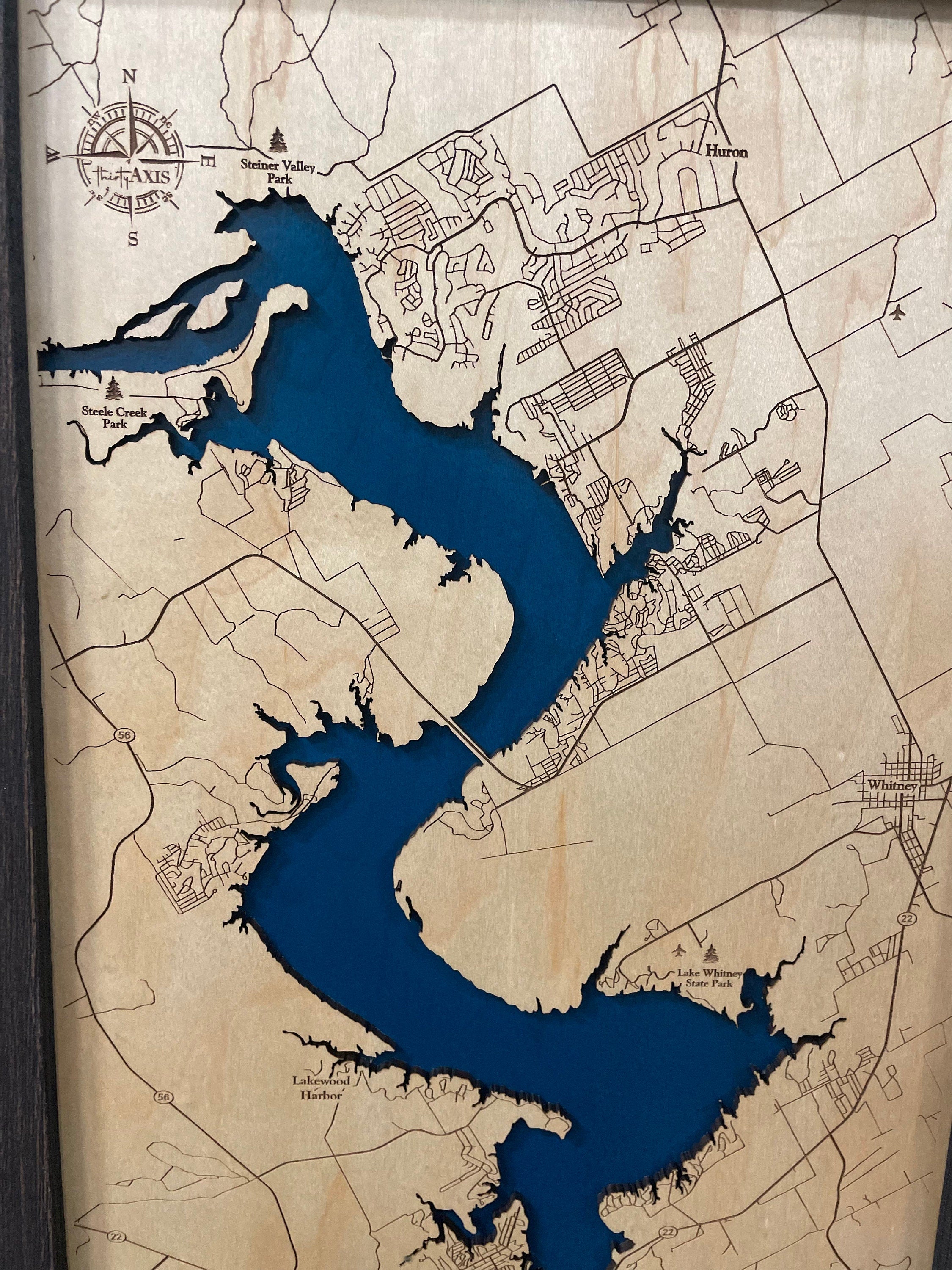 Lake Whitney Map