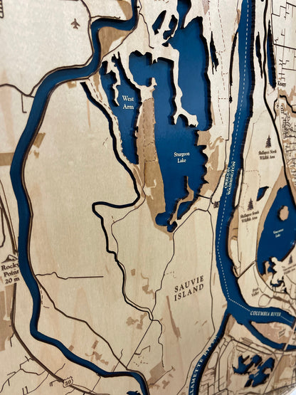 Sauvie Island Map