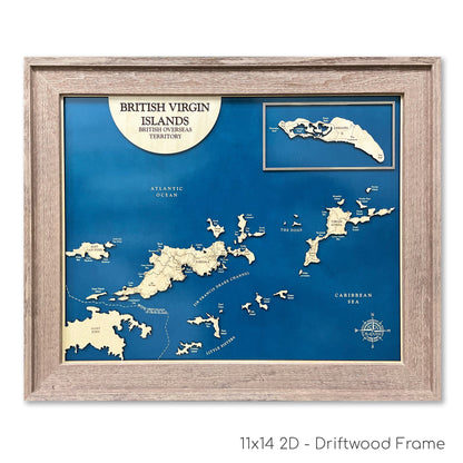 British Virgin Islands Map
