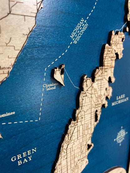 Door County Map