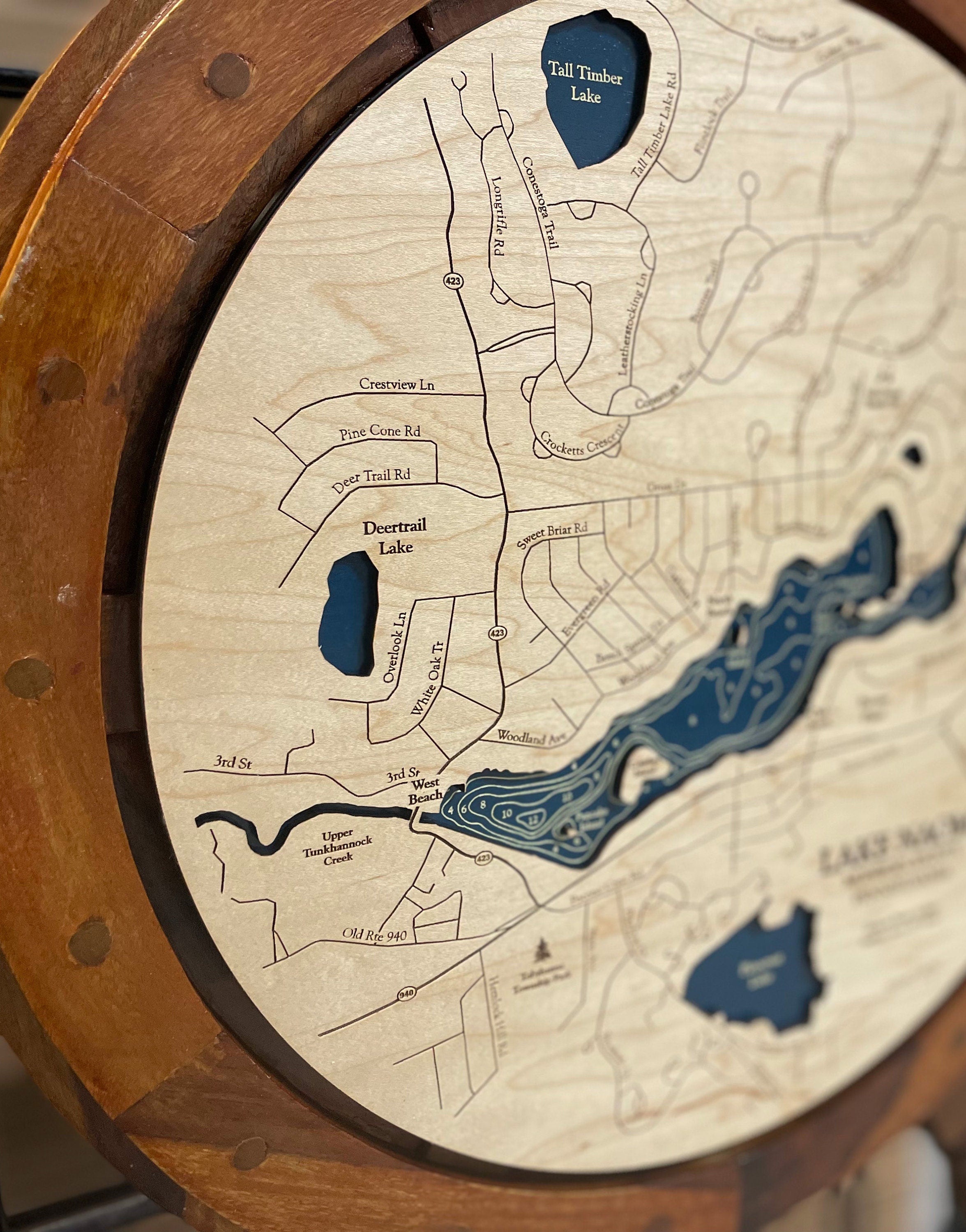 Lake Naomi Map