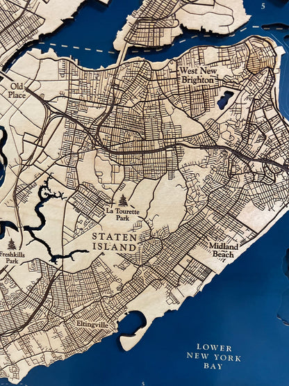 New York Bay Map