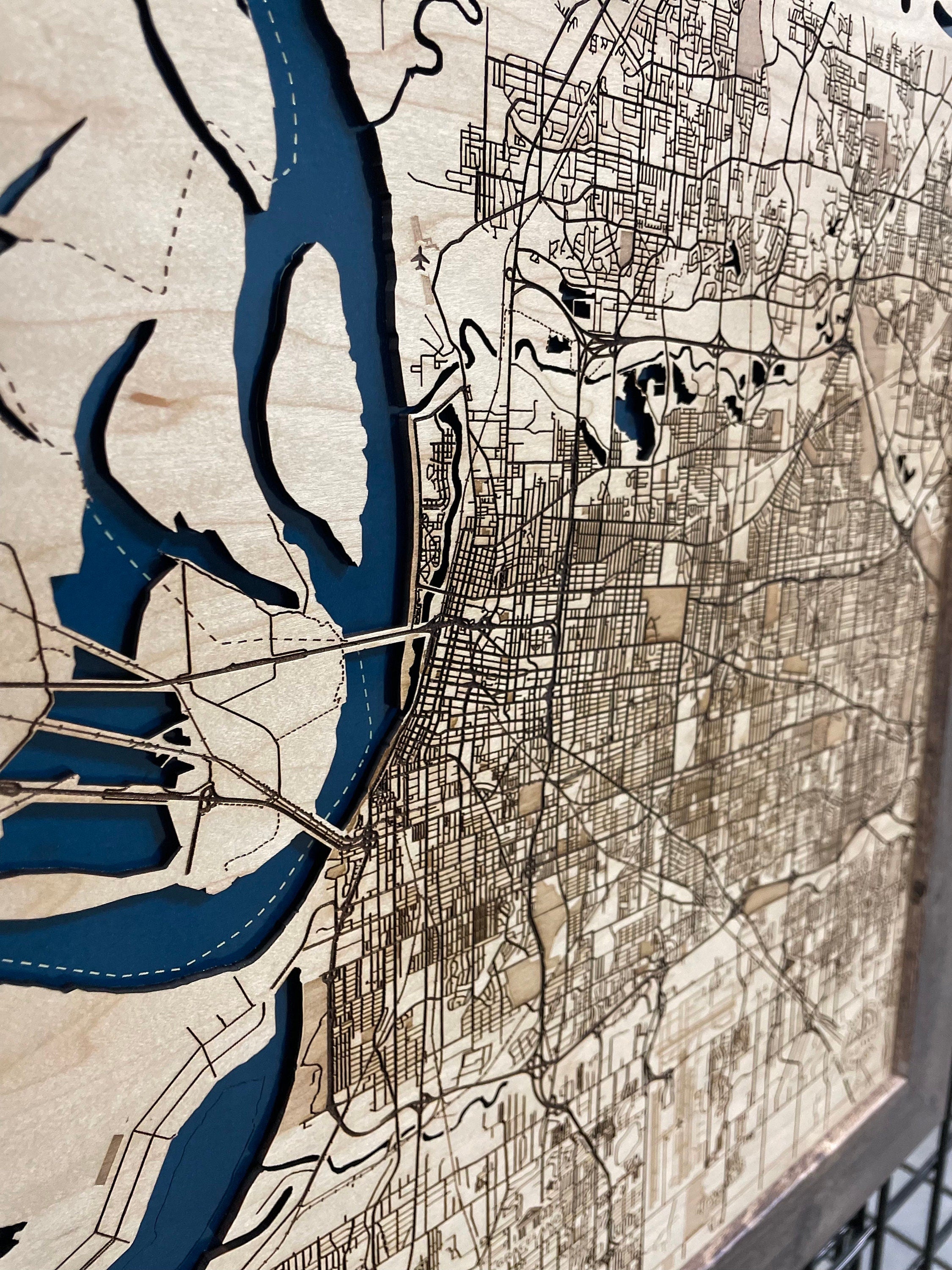 Memphis Wood Map