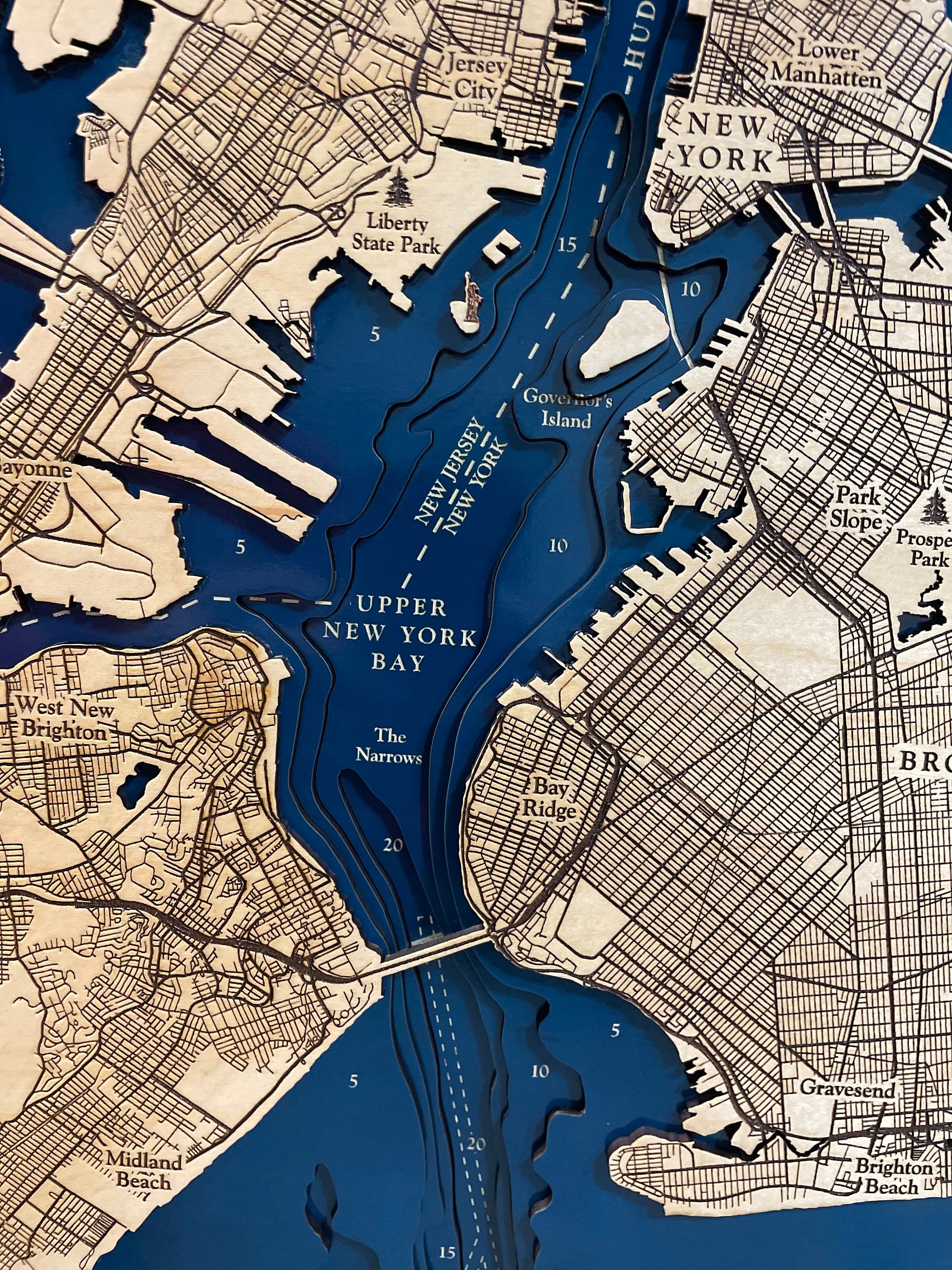 New York Bay Map