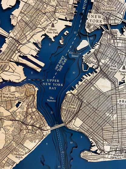 New York Bay Map