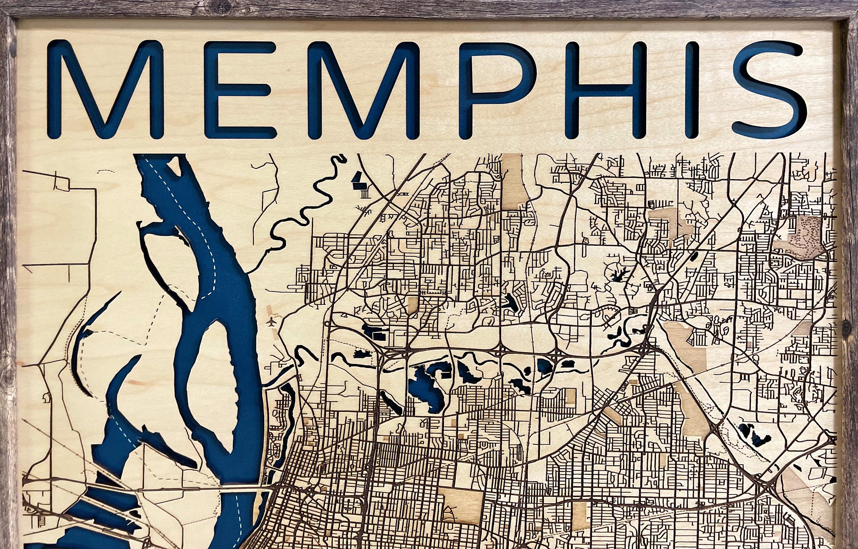 Memphis Wood Map