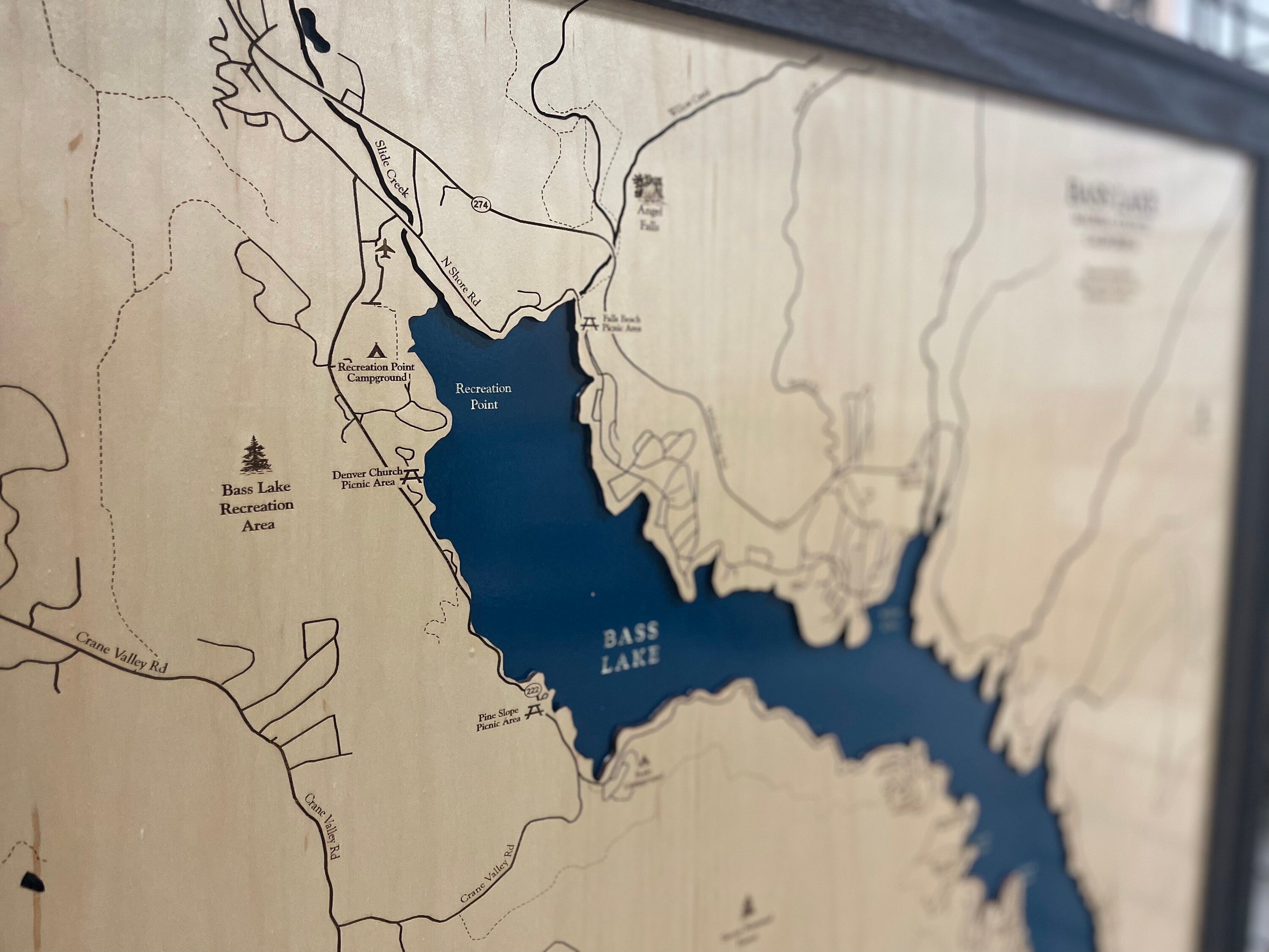 Bass Lake Map