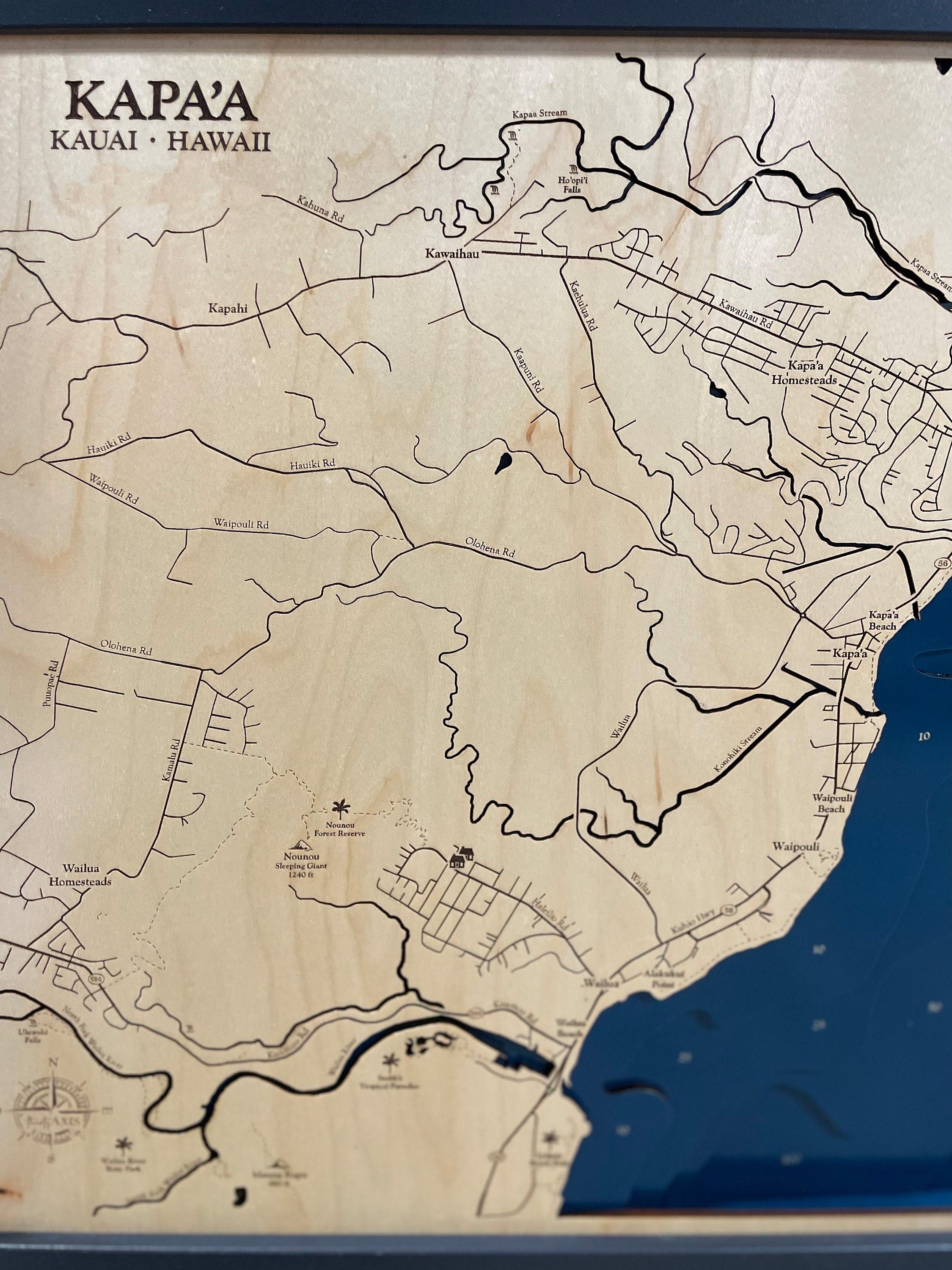 Kapa'a Map