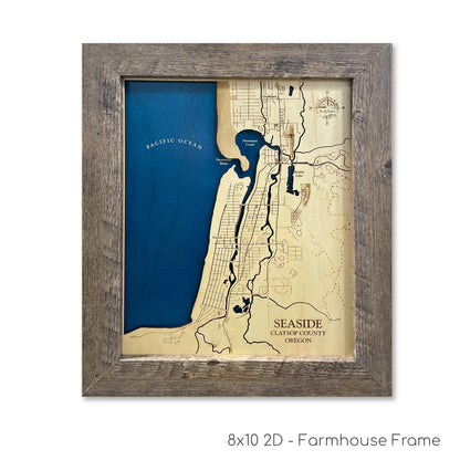 Seaside Oregon Map
