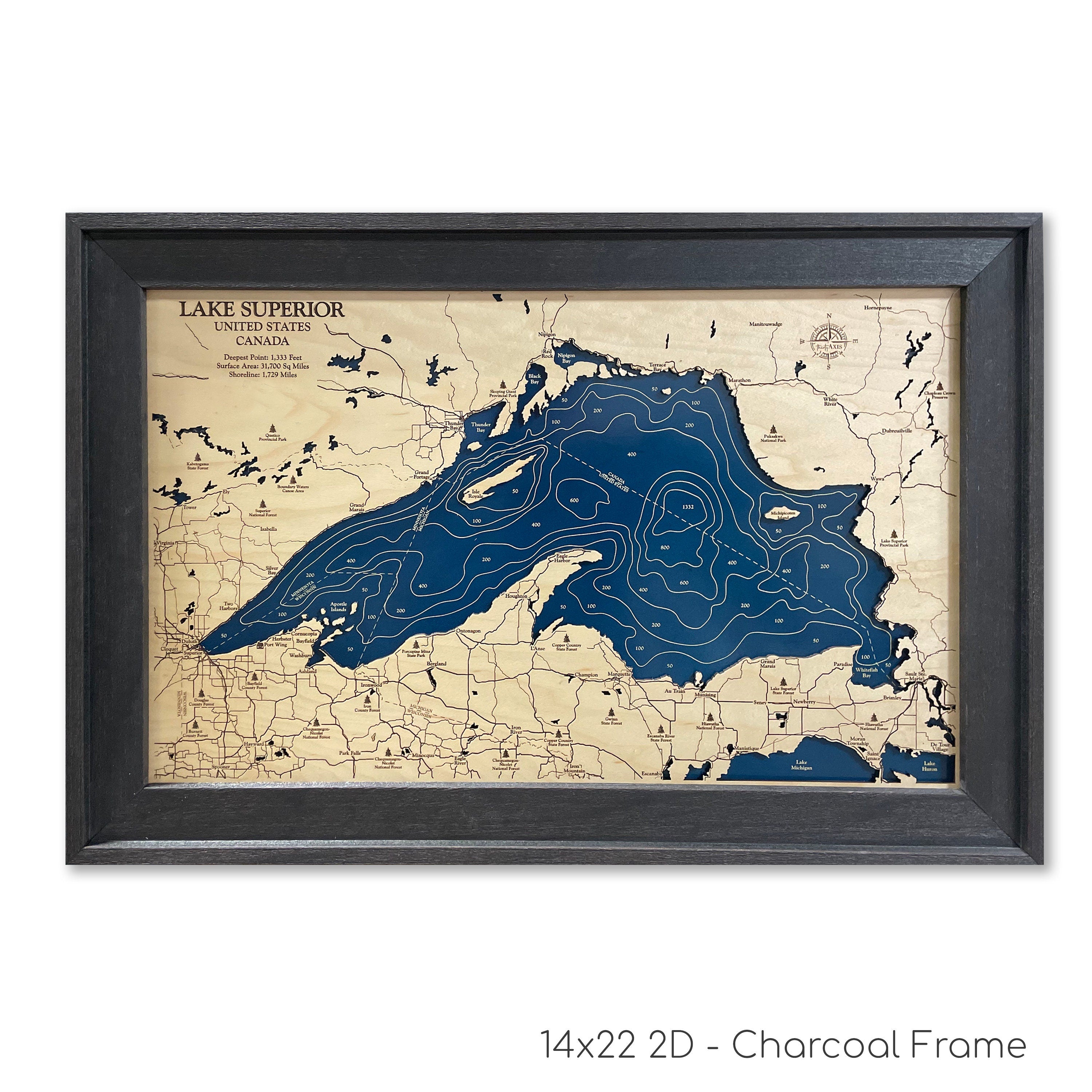 Lake Superior Map