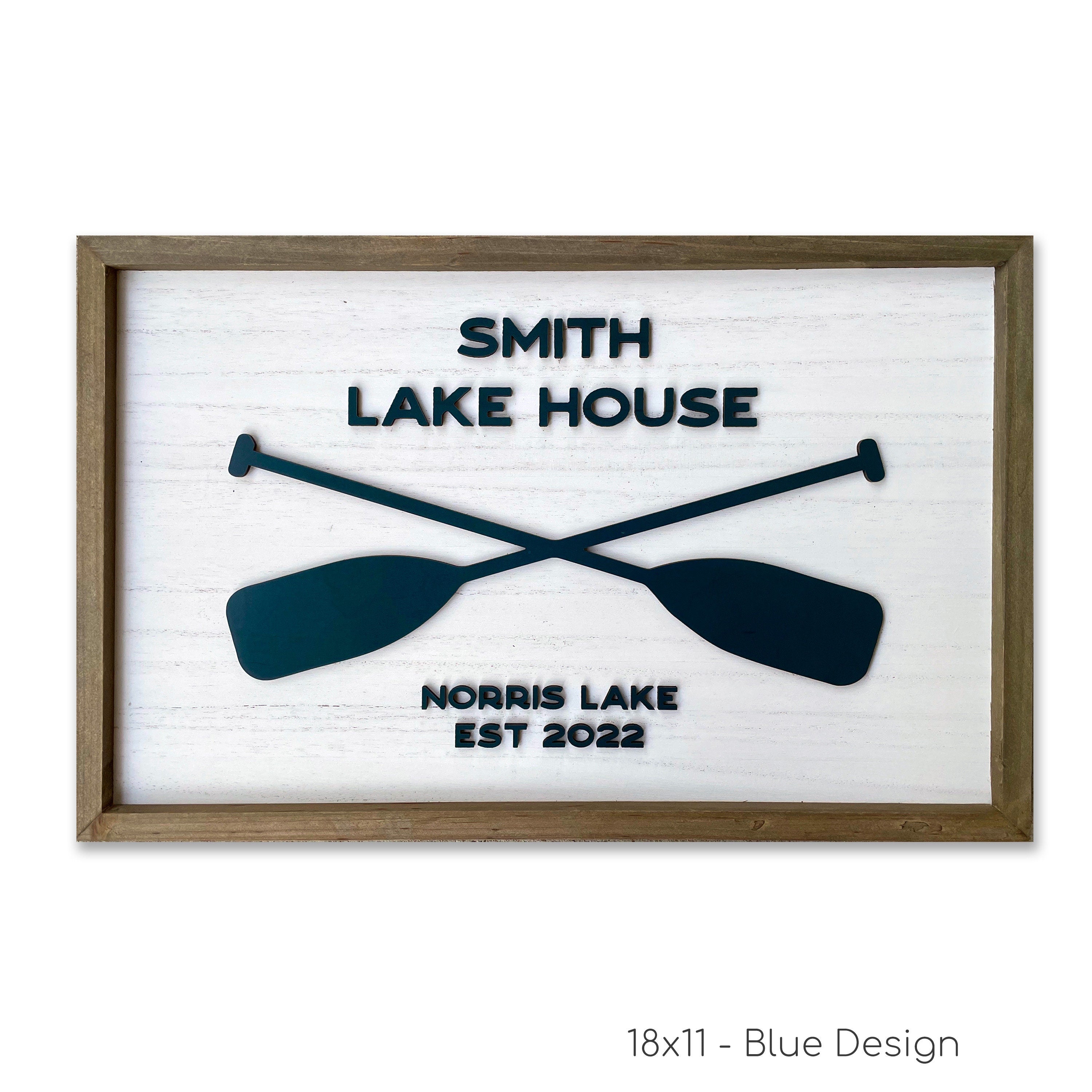 Custom Lake House Sign