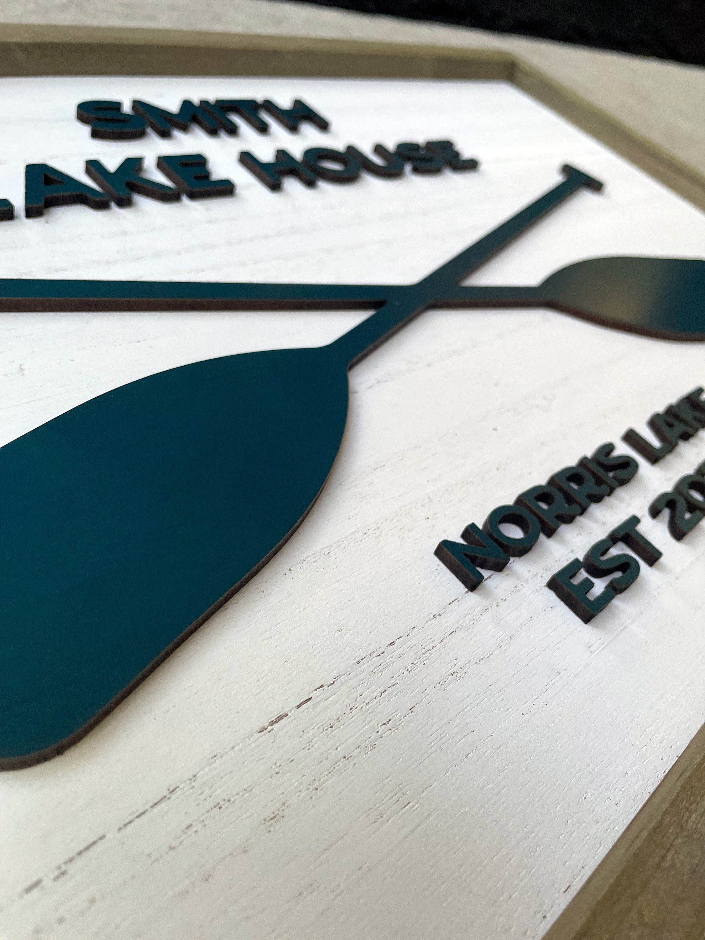 Custom Lake House Sign