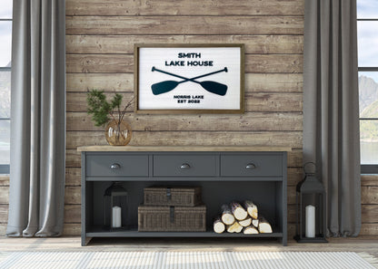 Custom Lake House Sign