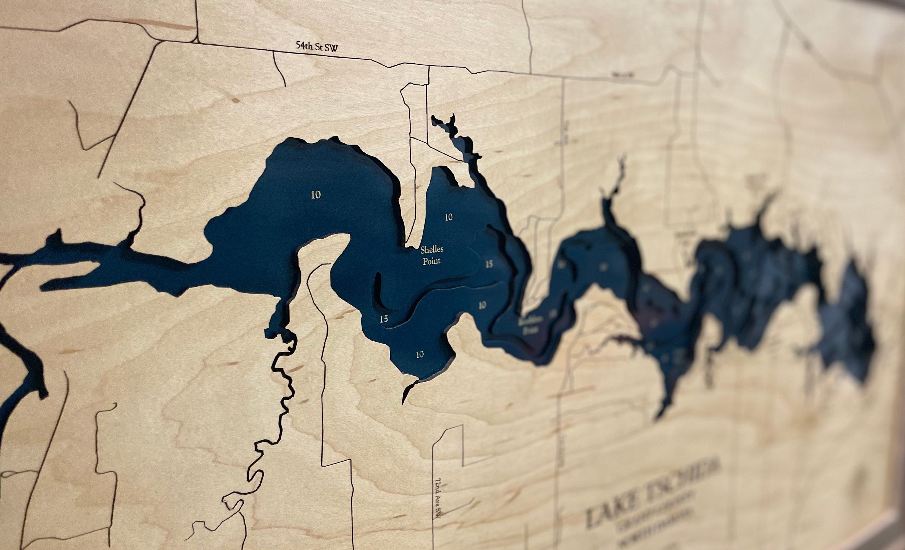 Lake Tschida Map