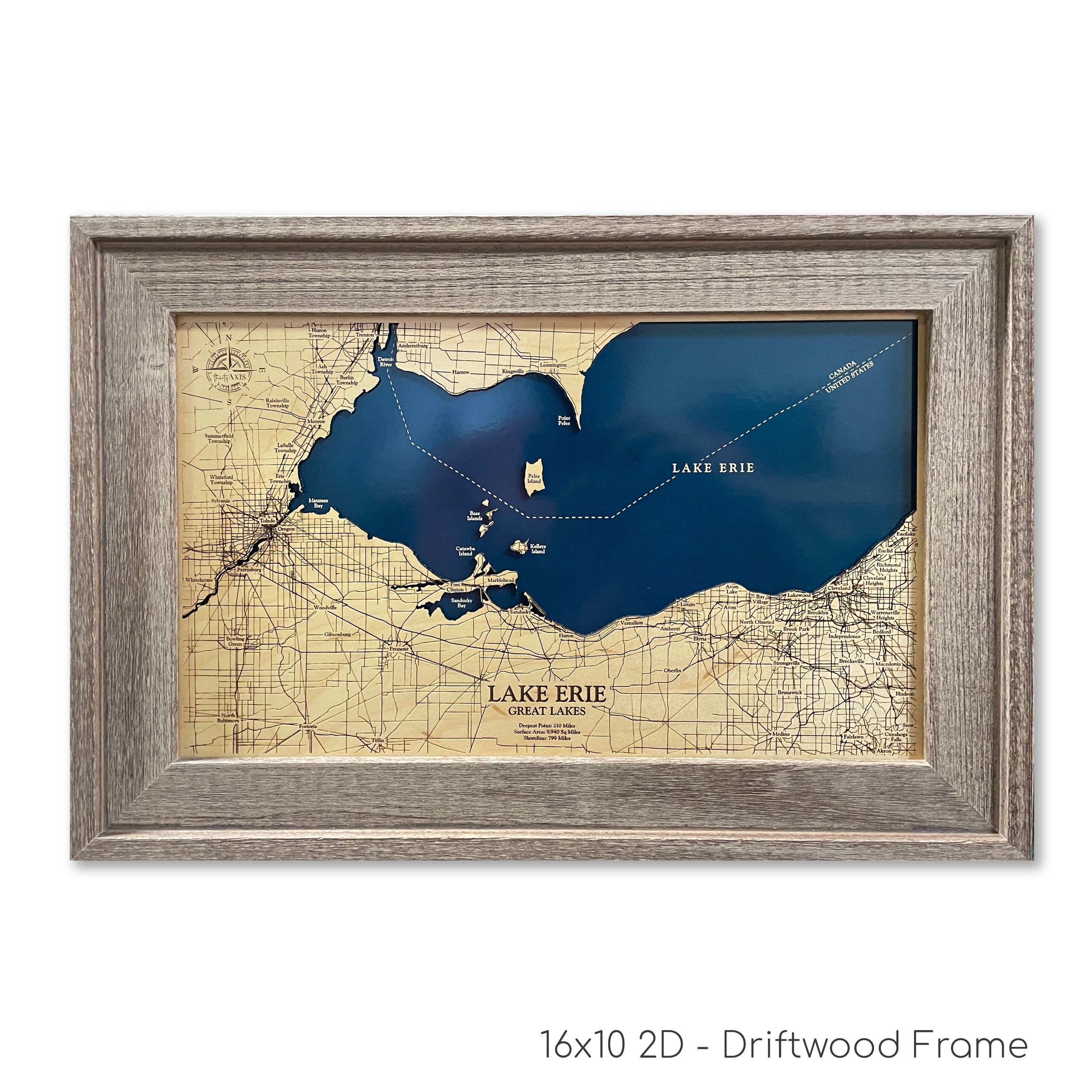 West Lake Erie Map