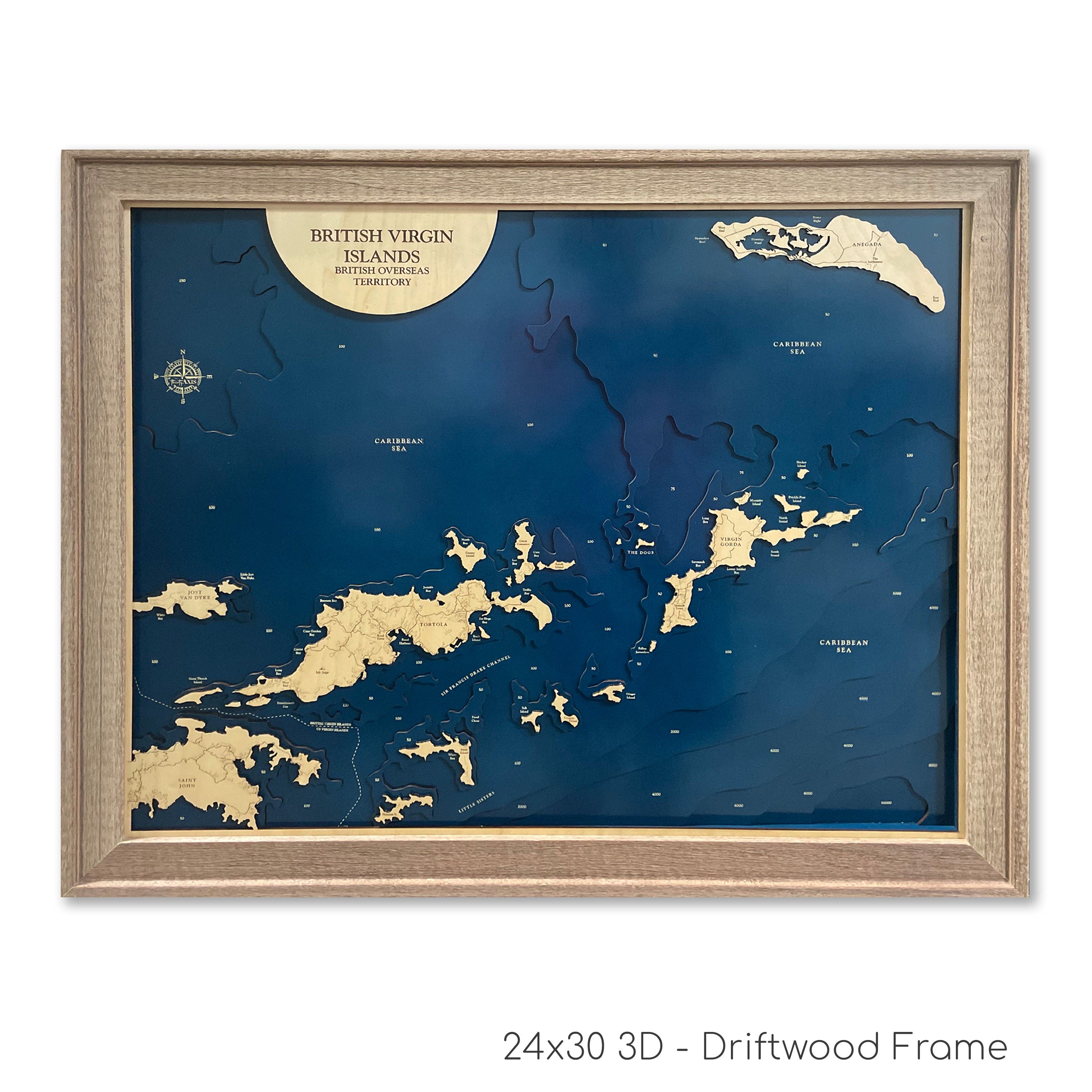 British Virgin Islands Map