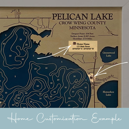 Sebago Lake Map