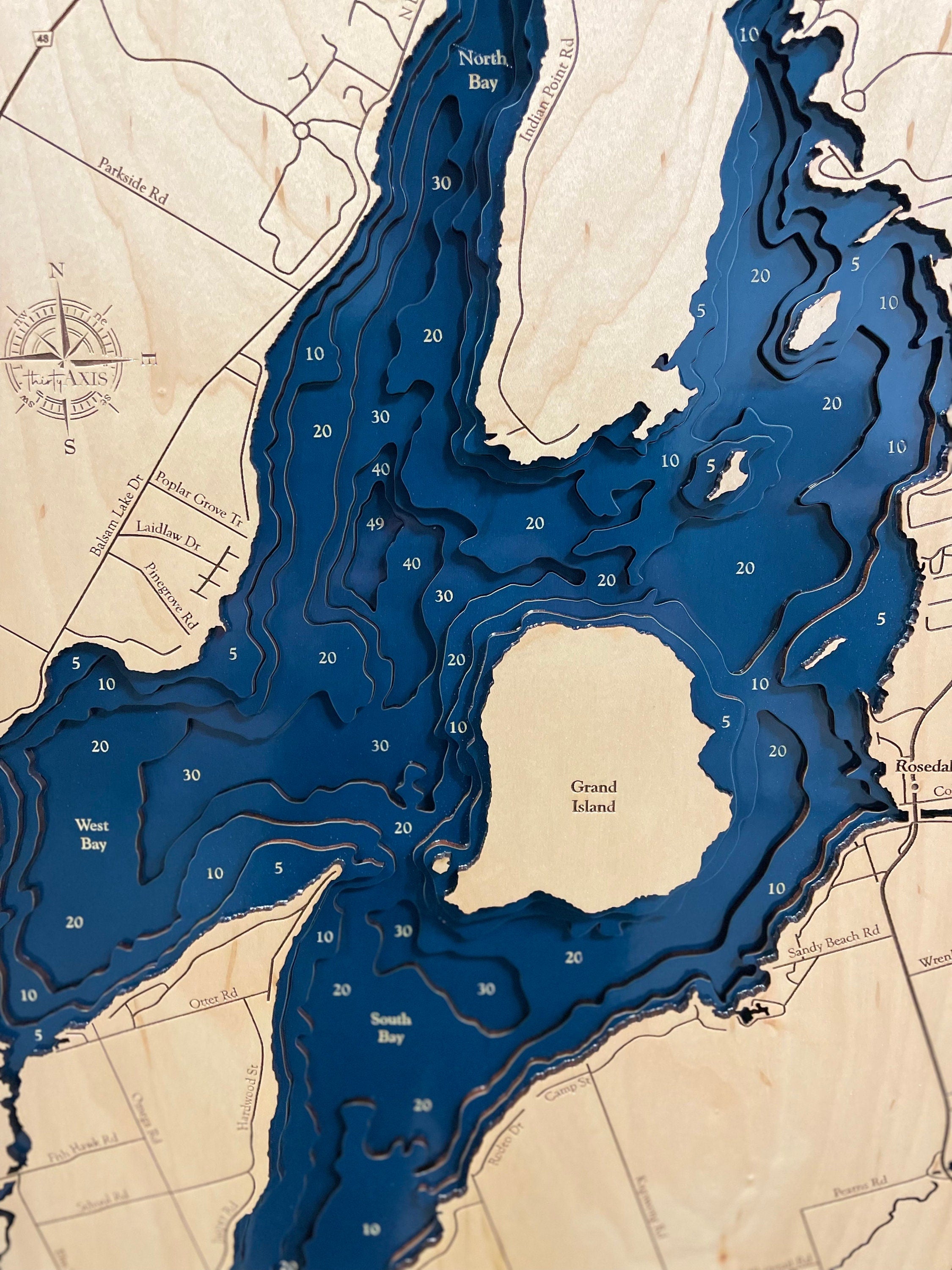 Balsam Lake Map
