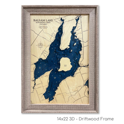 Balsam Lake Map