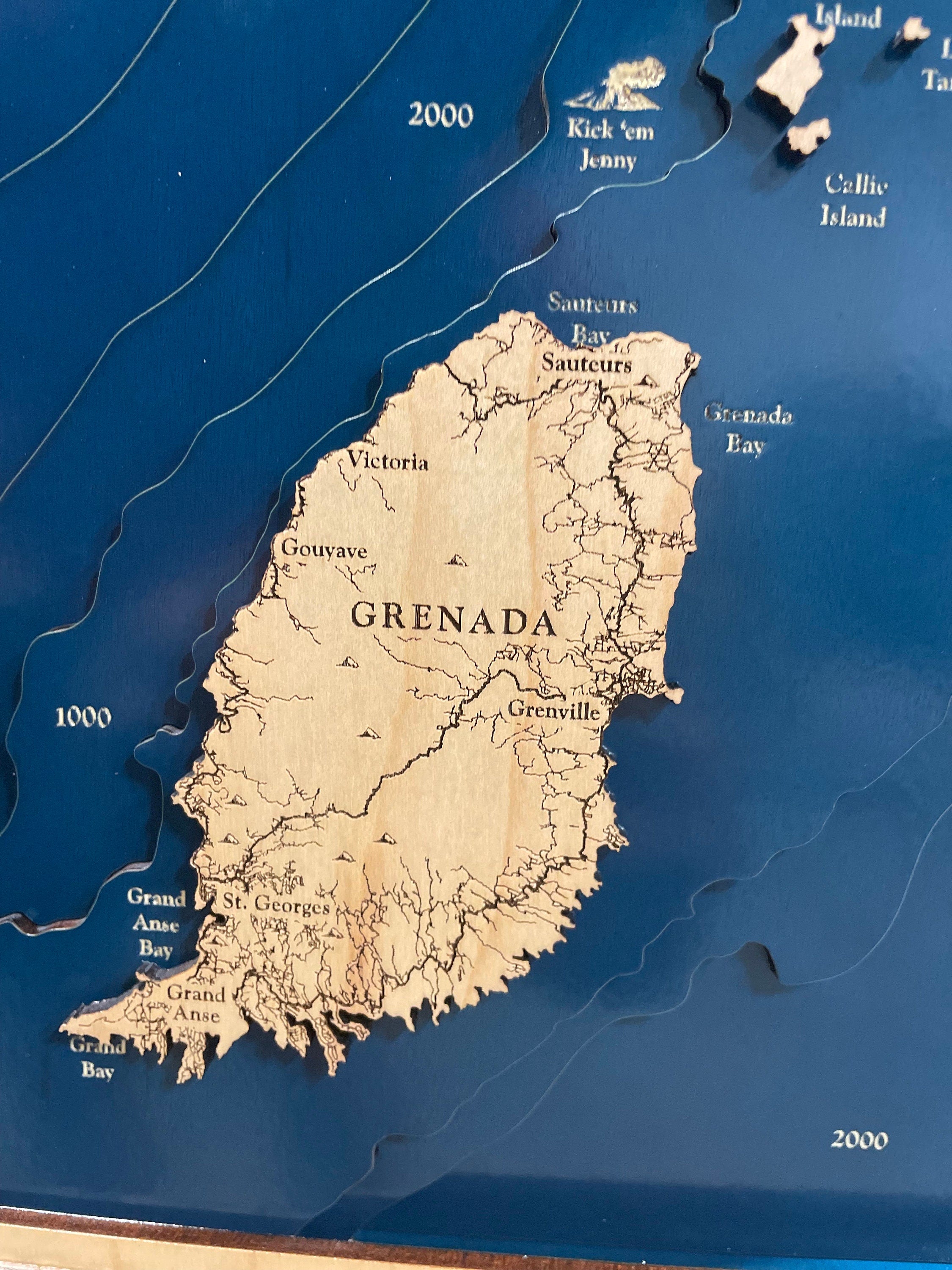 Saint Vincent and the Grenadines Map