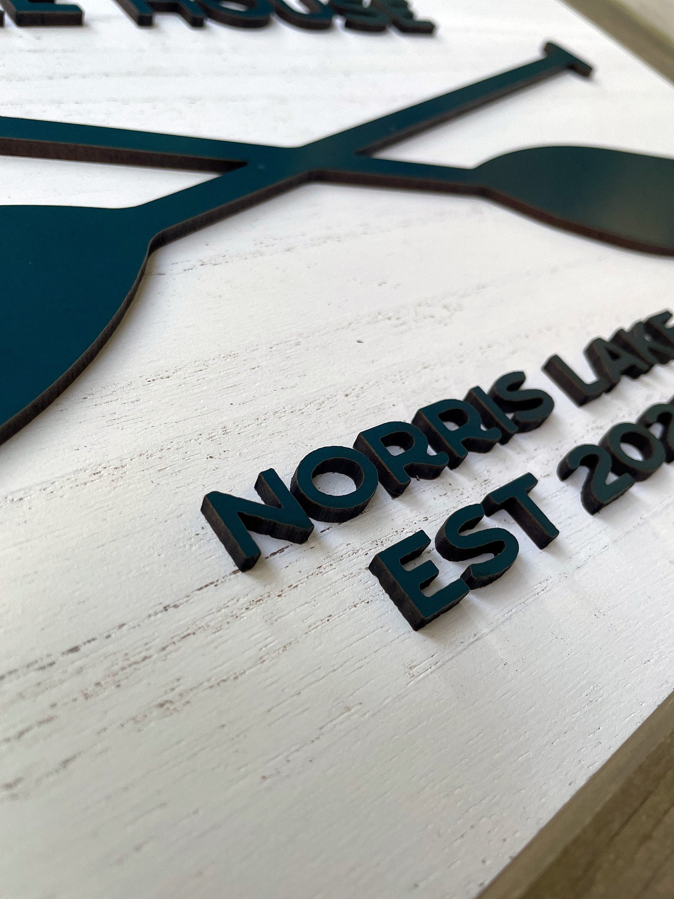 Custom Lake House Sign