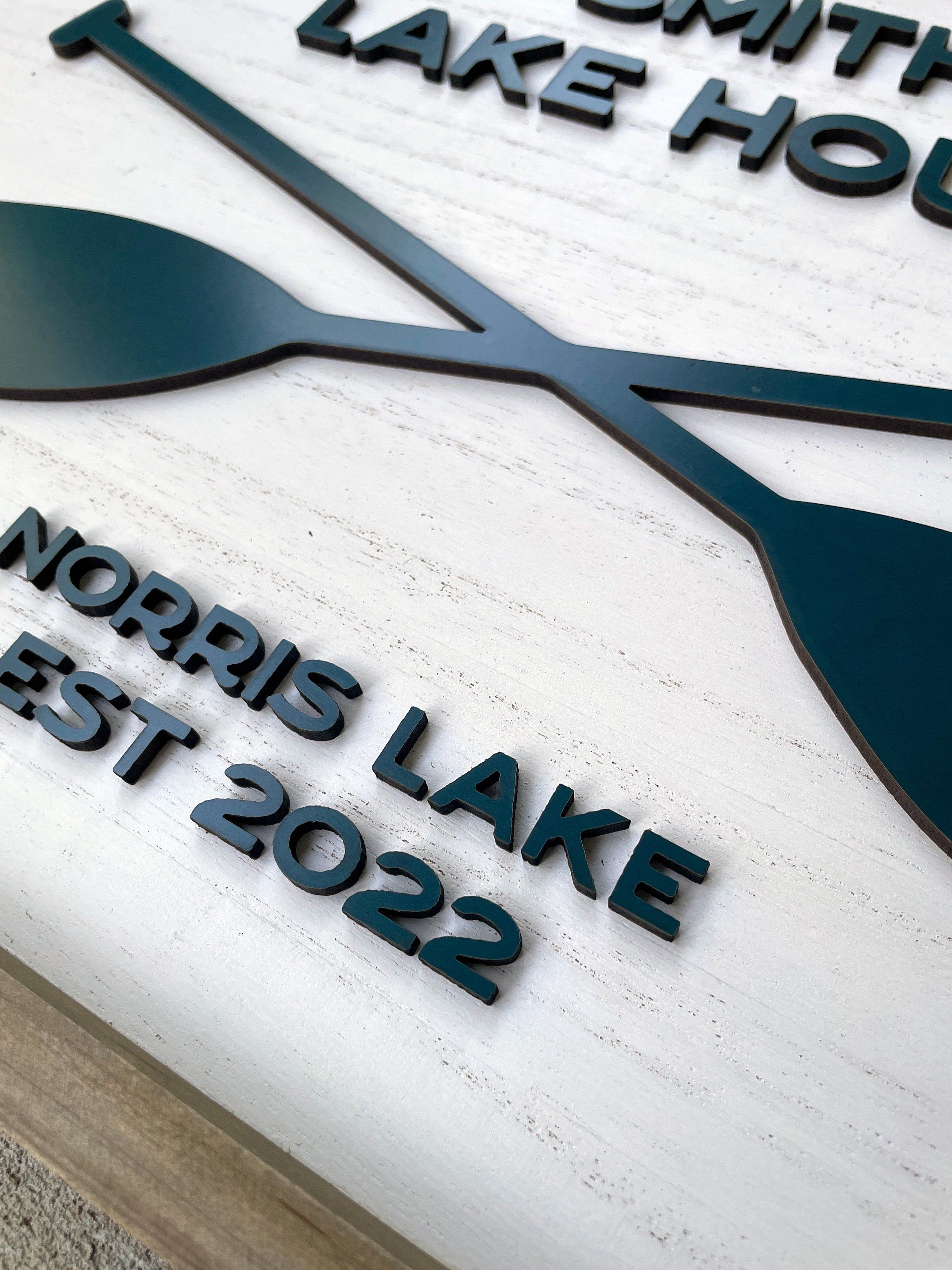 Custom Lake House Sign