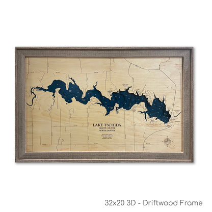 Lake Tschida Map